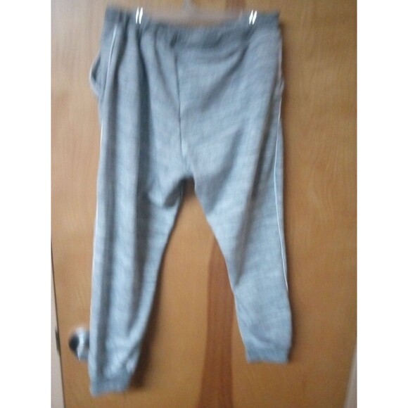 Love Nation Joggers Sweat Pants Size1XL Heather and White Drawstring Waist - Picture 3 of 4